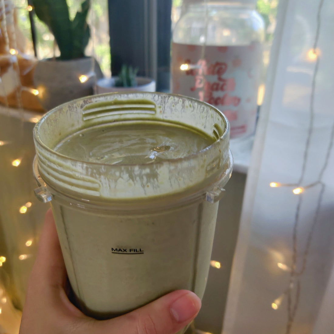 Peaches on the beach Smoothie🍑🏖️👙