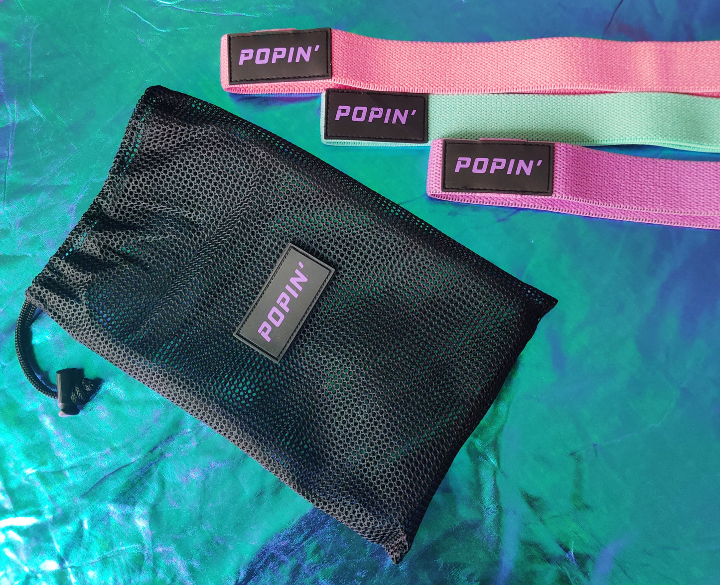 Neon Long Band Bundle (+ workout guide and wash Bag)